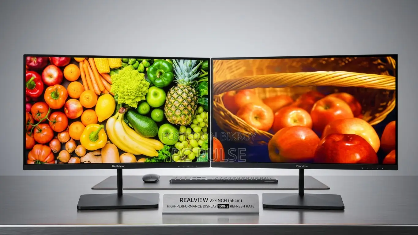 Realview 22" Full HD 100Hz 1ms Borderless LED Monitor