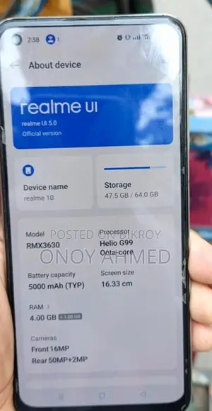 Realme 10 64 GB Gray