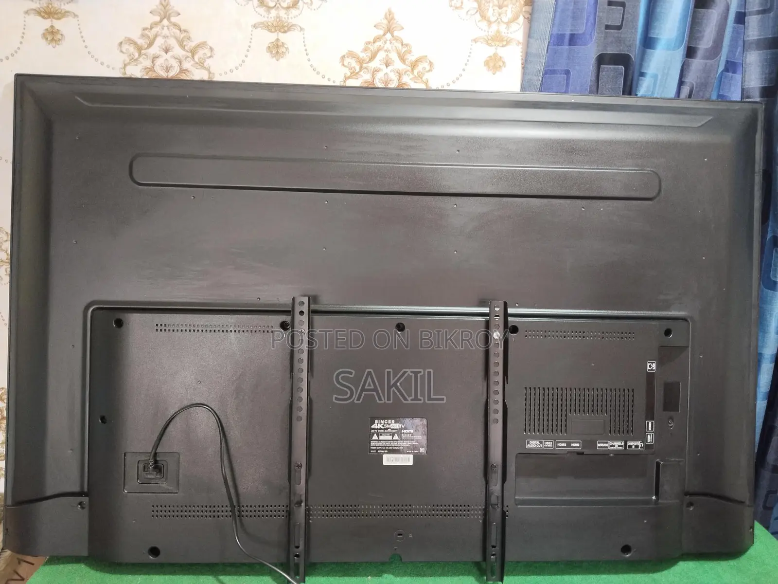 Singer 55" 4k voice borderless TV (বক্স আছে)