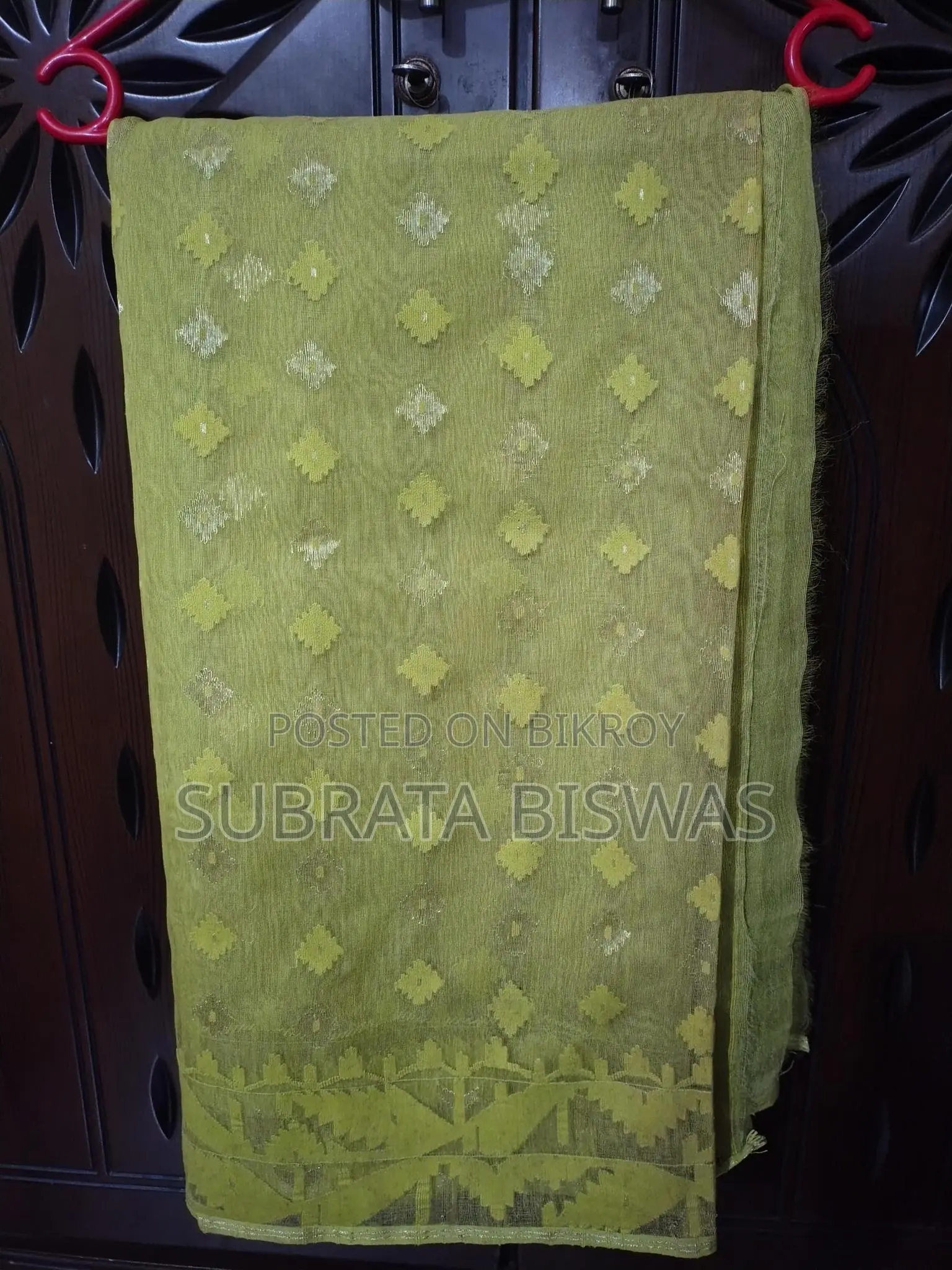 Used Dhakai Jamdani Saree