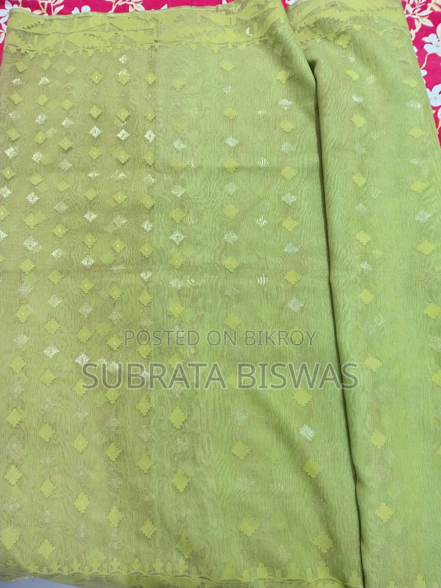 Used Dhakai Jamdani Saree