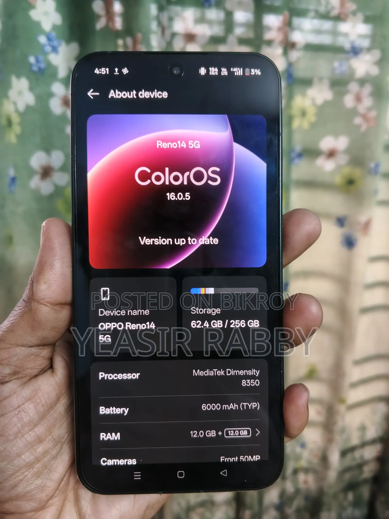 OPPO Reno 14 12/256 (Used)