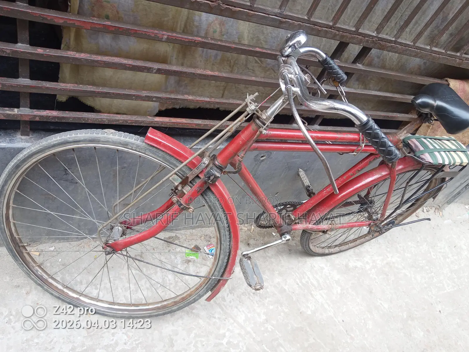 Hero 26-inch Bicycle with New Rear Tire and Tube