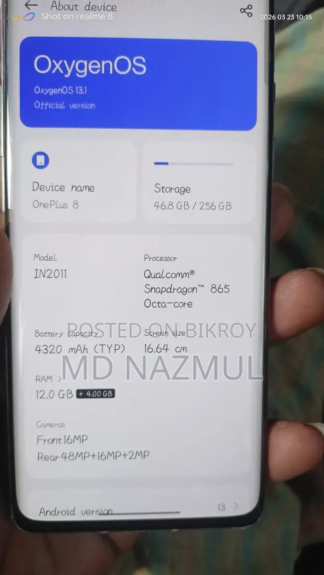 OnePlus 8 12/256 (Used)