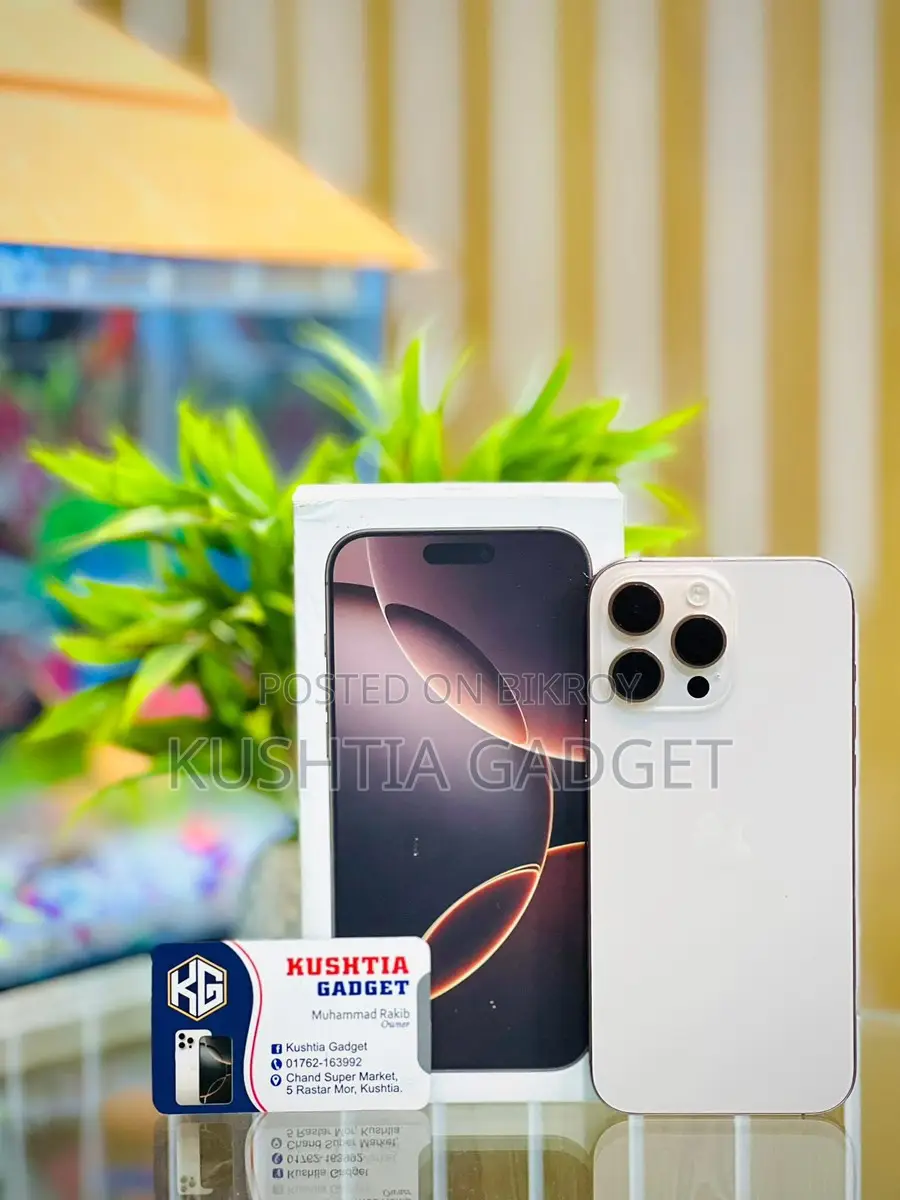 Apple iPhone 16 Pro Max ১০০% ব্যাটারি (Used)
