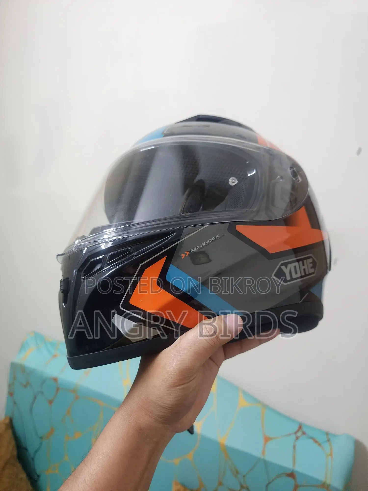 Yohe 100% Certified Helmet(মাত্র ১ বার ইউজ)