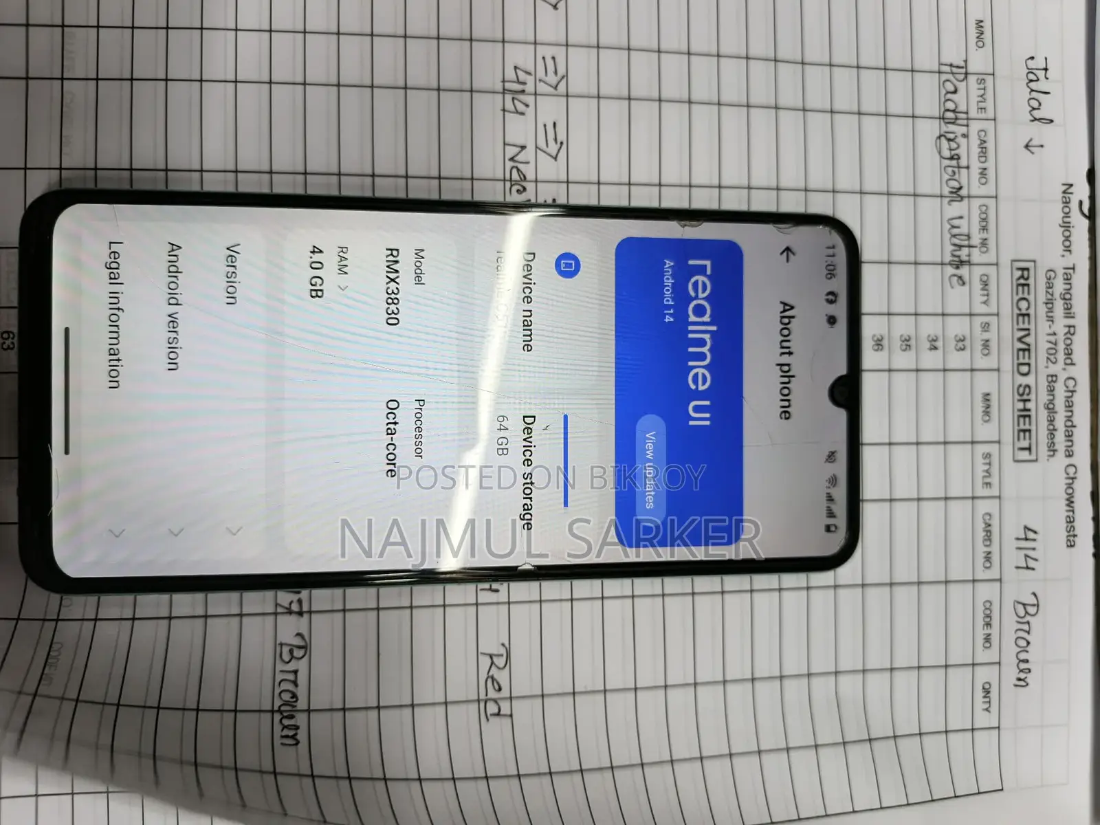 Realme C51 ফুল বক্স (ব্যবহৃত)