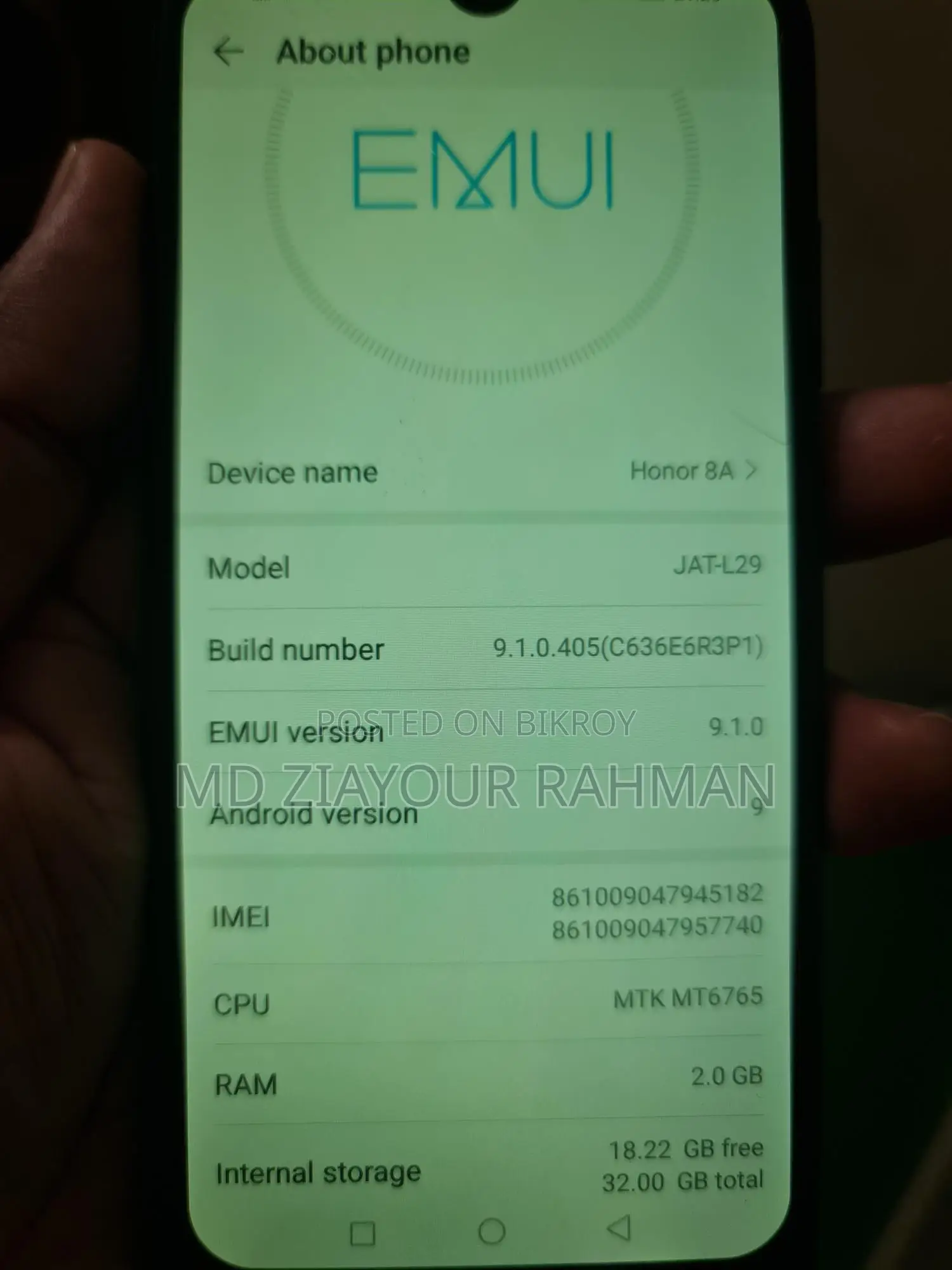 Huawei Honor 2 GB /32 (Used)