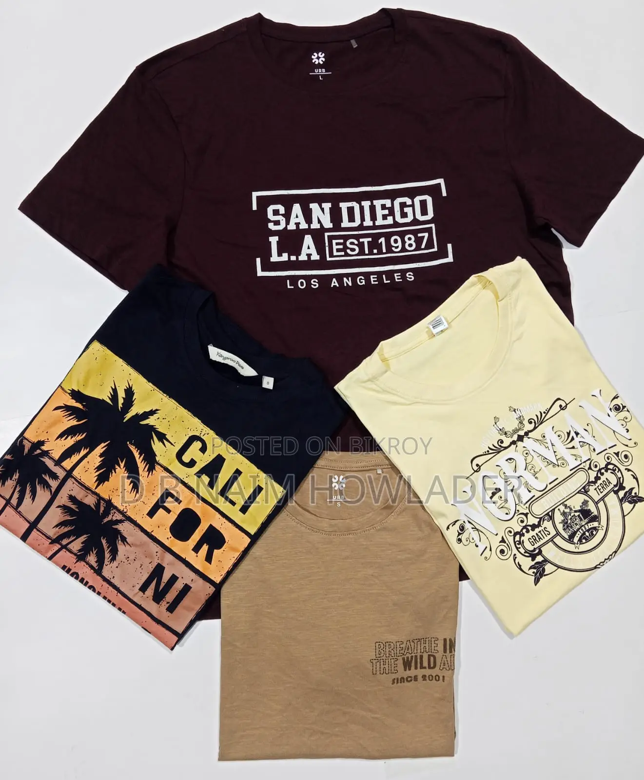 Men's T-Shirt Export Quality