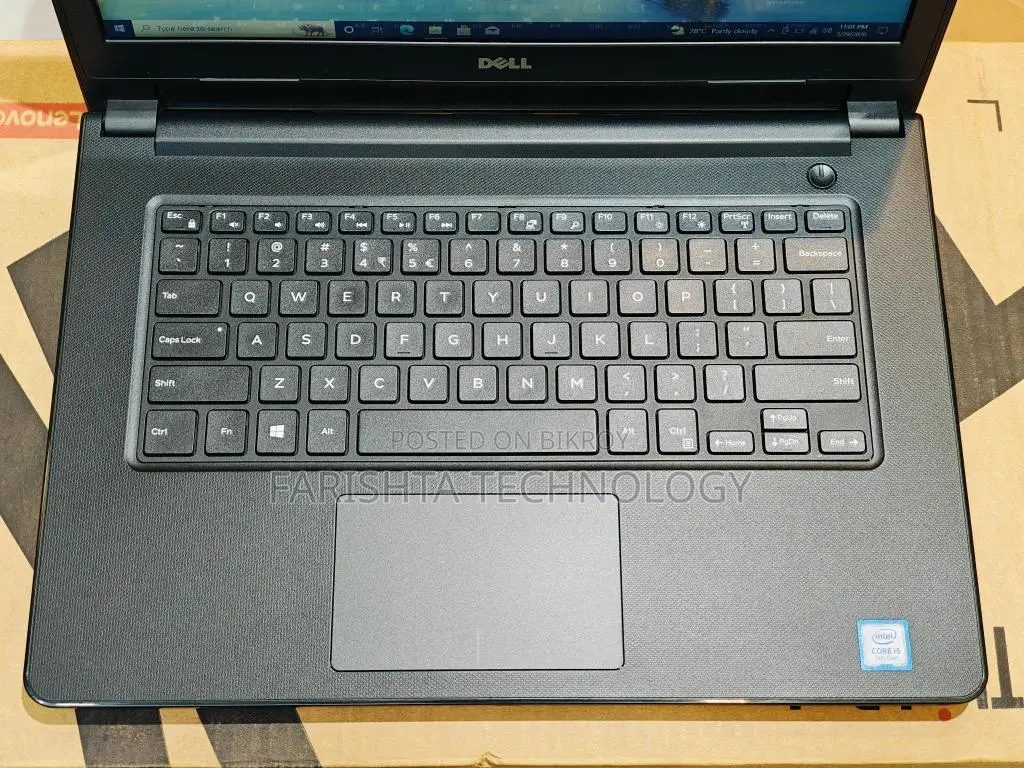 Dell Core i5-7th Gen 8GB Ram 256GB SSD 14" Display Laptop.