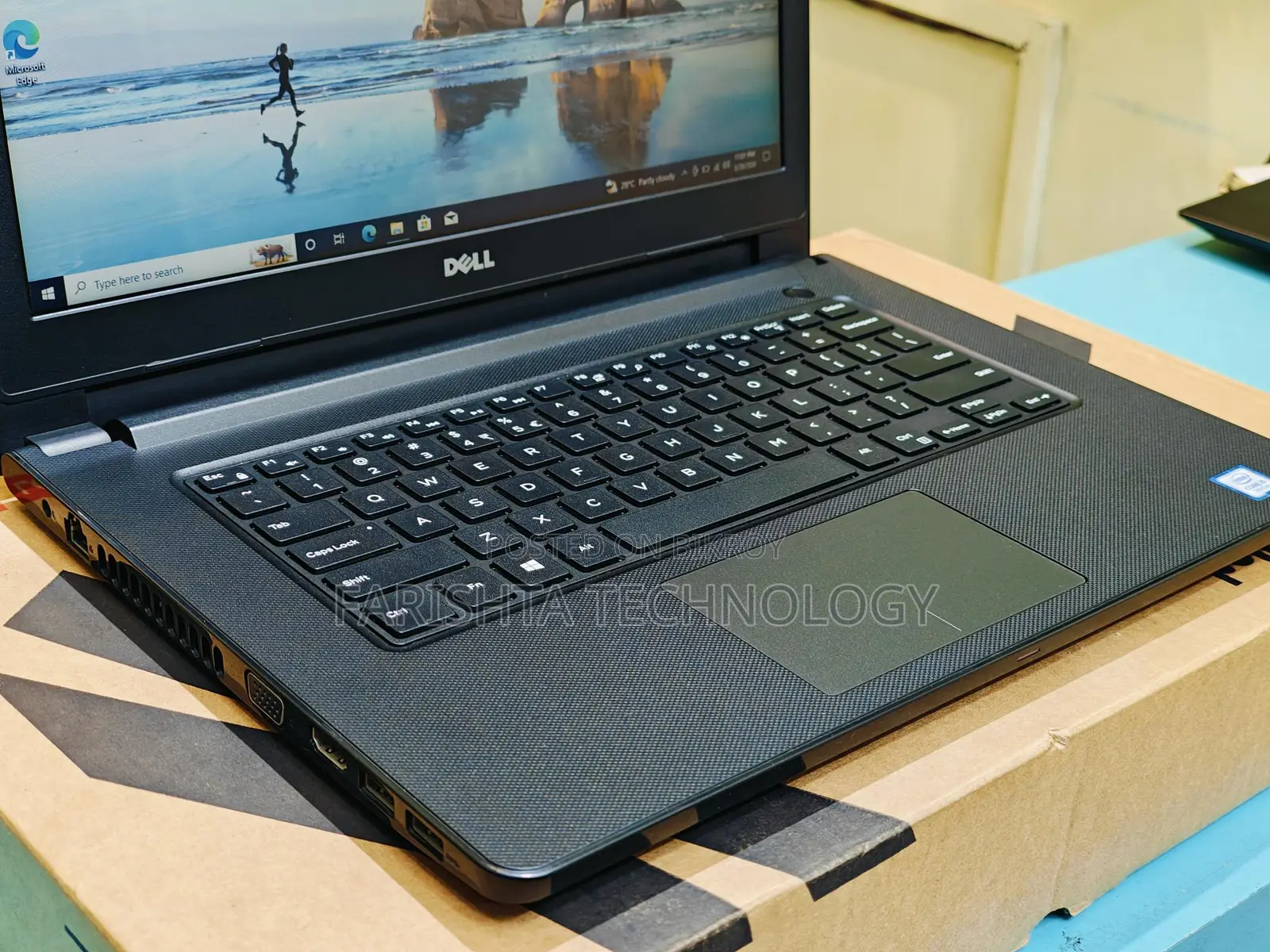 Dell Core i5-7th Gen 8GB Ram 256GB SSD 14" Display Laptop.