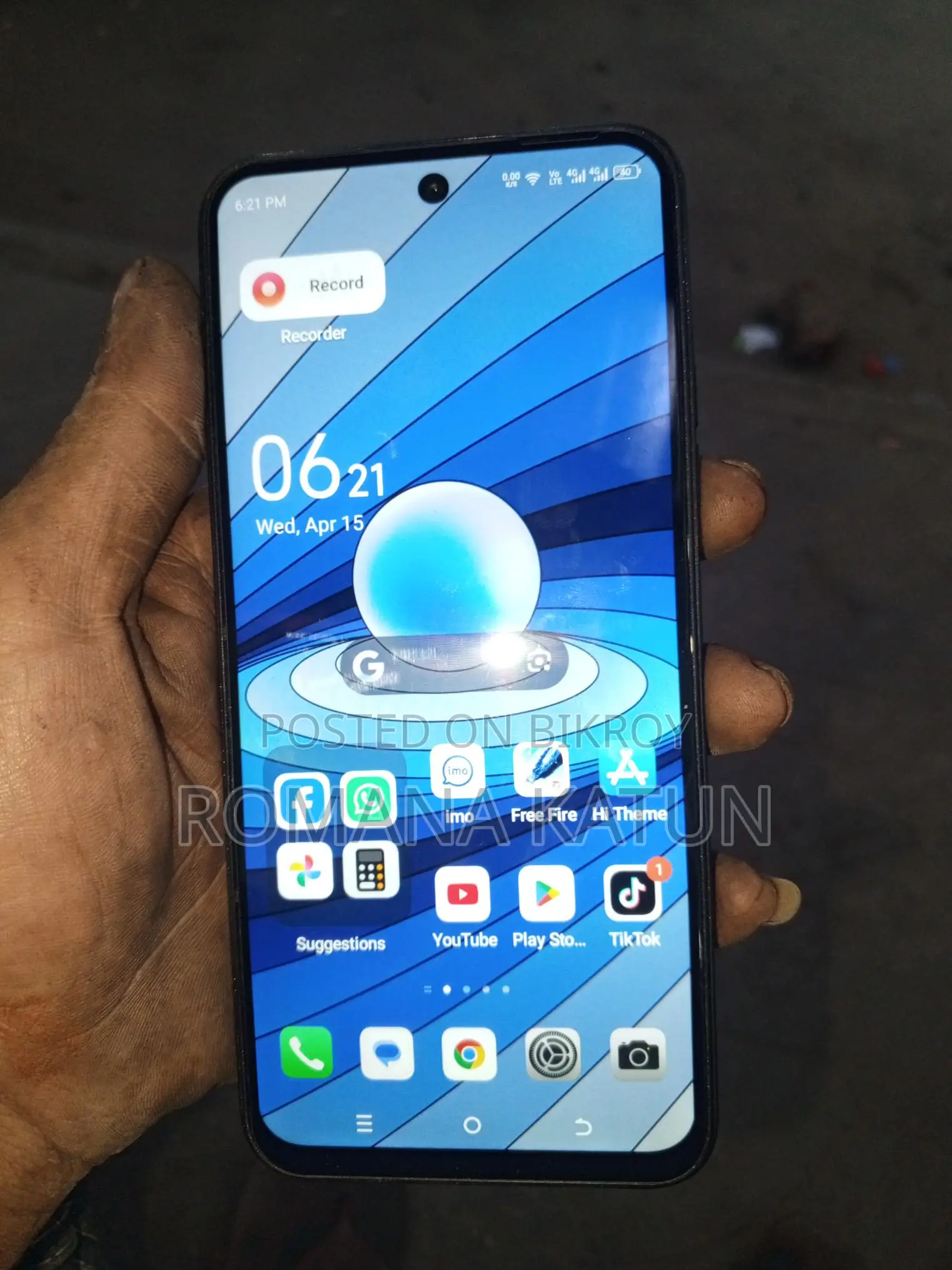 Tecno Spark 30c RAM 6GB, ROM 128GB (Used)