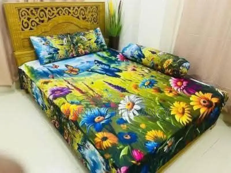 100% Waterproof Magical Design 3D Bedsheet Chellycot Fabric