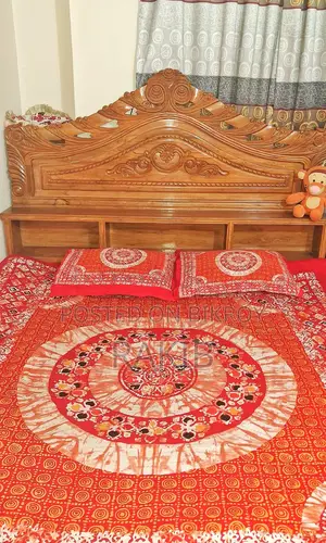🌳 Original Chittagong/Rangamati Teak Wood King Size Bed (6×7 feet)