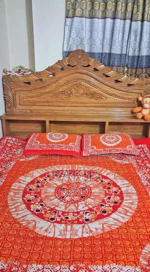 🌳 Original Chittagong/Rangamati Teak Wood King Size Bed (6×7 feet)
