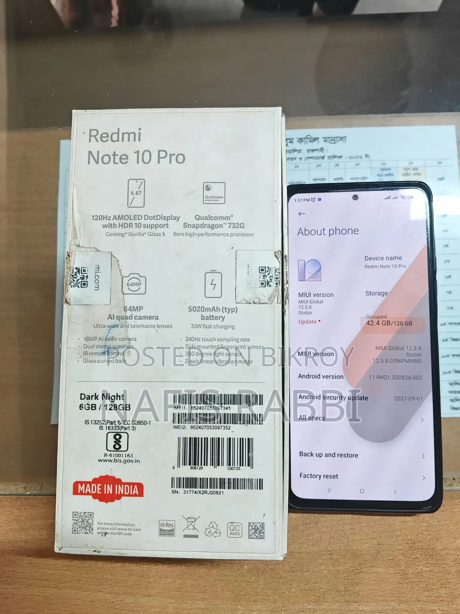 Xiaomi Redmi Note 10 Pro Exchange possible (Used)