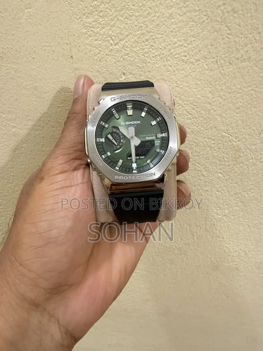 Casio G-shock Gbm-2100a-1a3 G-steel Smartphone Link Solar