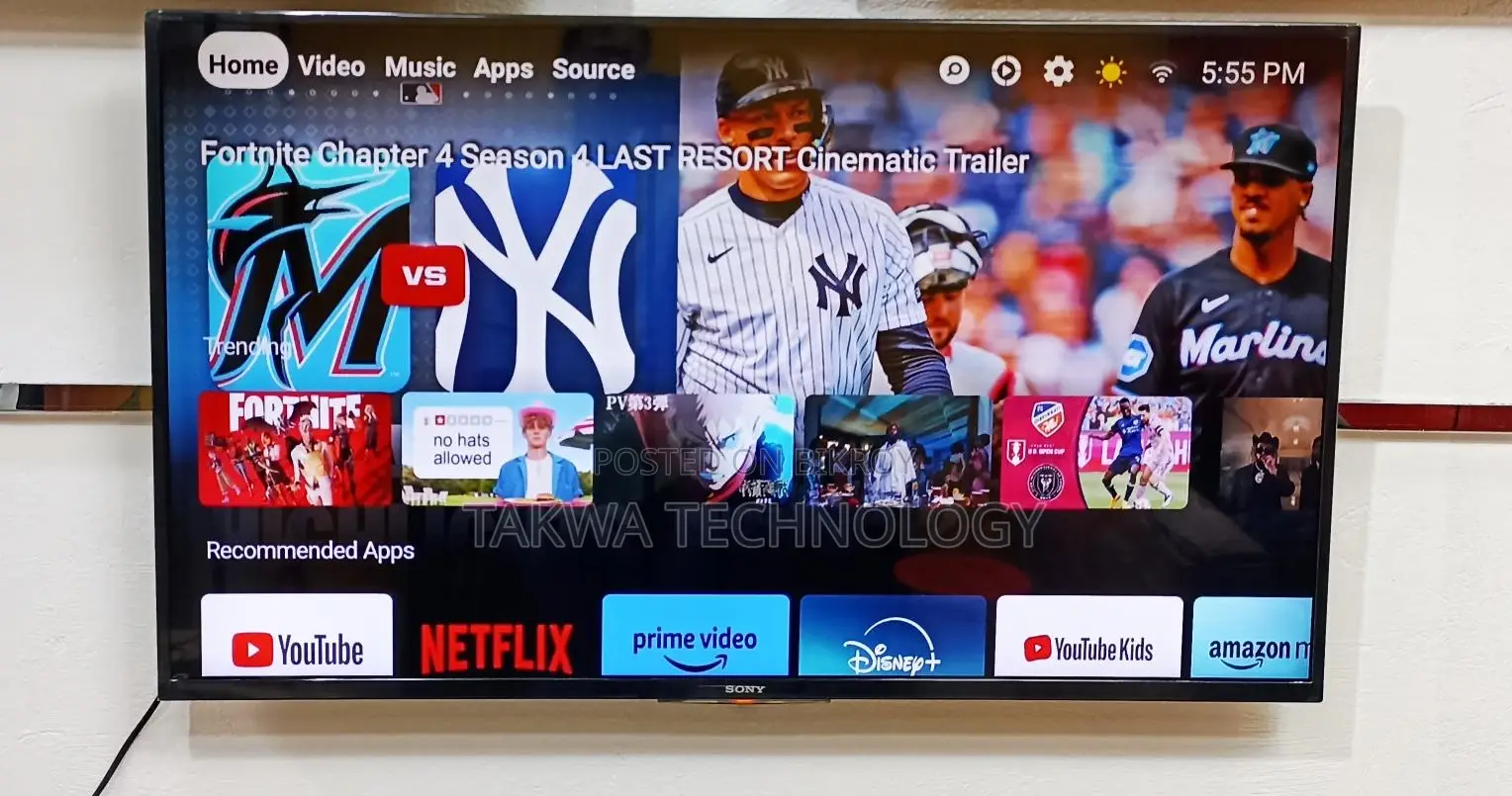 Sony Bravia-43" Inche Android Voice Control TV