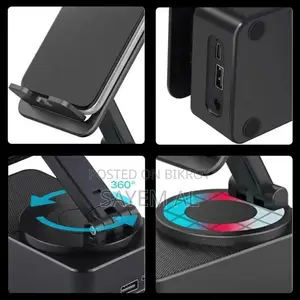Stand Speaker 024 3-in-1 Bluetooth Speaker, Power Bank & Phone Holder