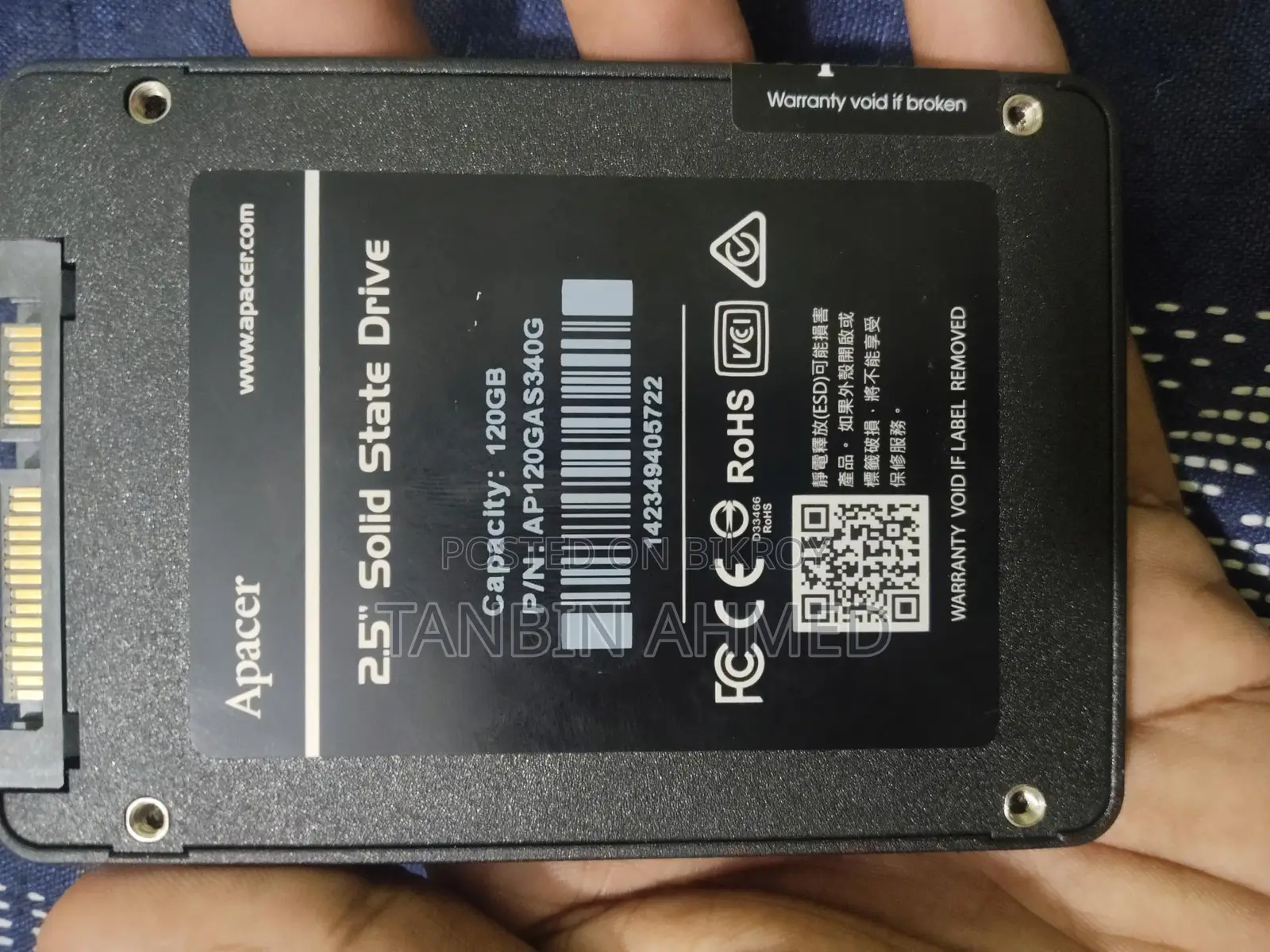 128gb SSD Apacer Panther For Sale