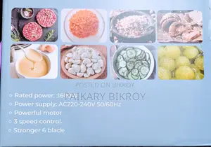 Disnie 1600 Watt Food Processor (Prepare all Eid dishes with one machine)