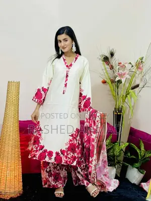 Pakistani Skin Print Three-Piece Set