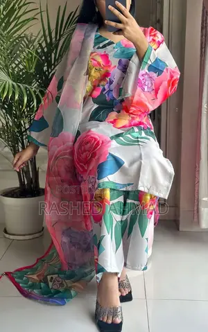 Pakistani Skin Print Three-Piece Set