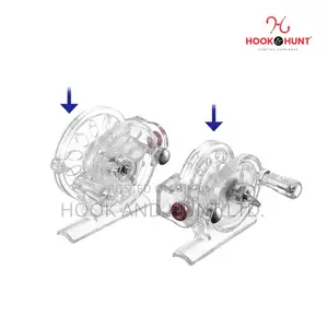 01 PCS White Mini Ice Fishing Reel 55mm Portable | Hook Hunt