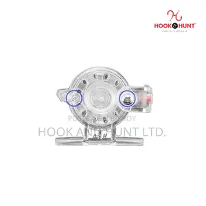 01 PCS White Mini Ice Fishing Reel 55mm Portable | Hook Hunt