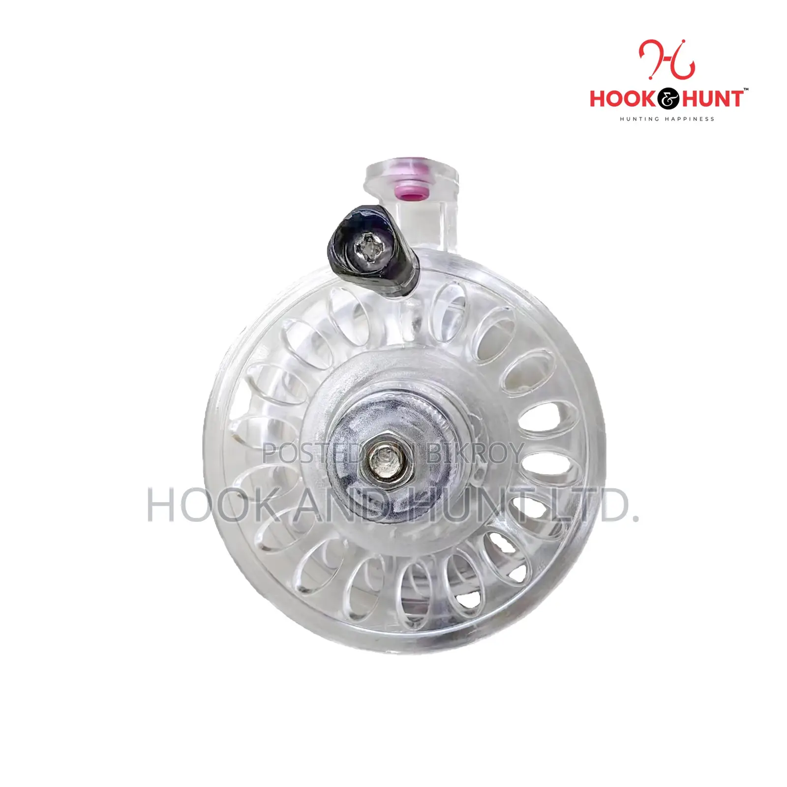 01 PCS White Mini Ice Fishing Reel 55mm Portable | Hook Hunt