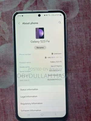 Samsung Galaxy S23 FE , (Used)