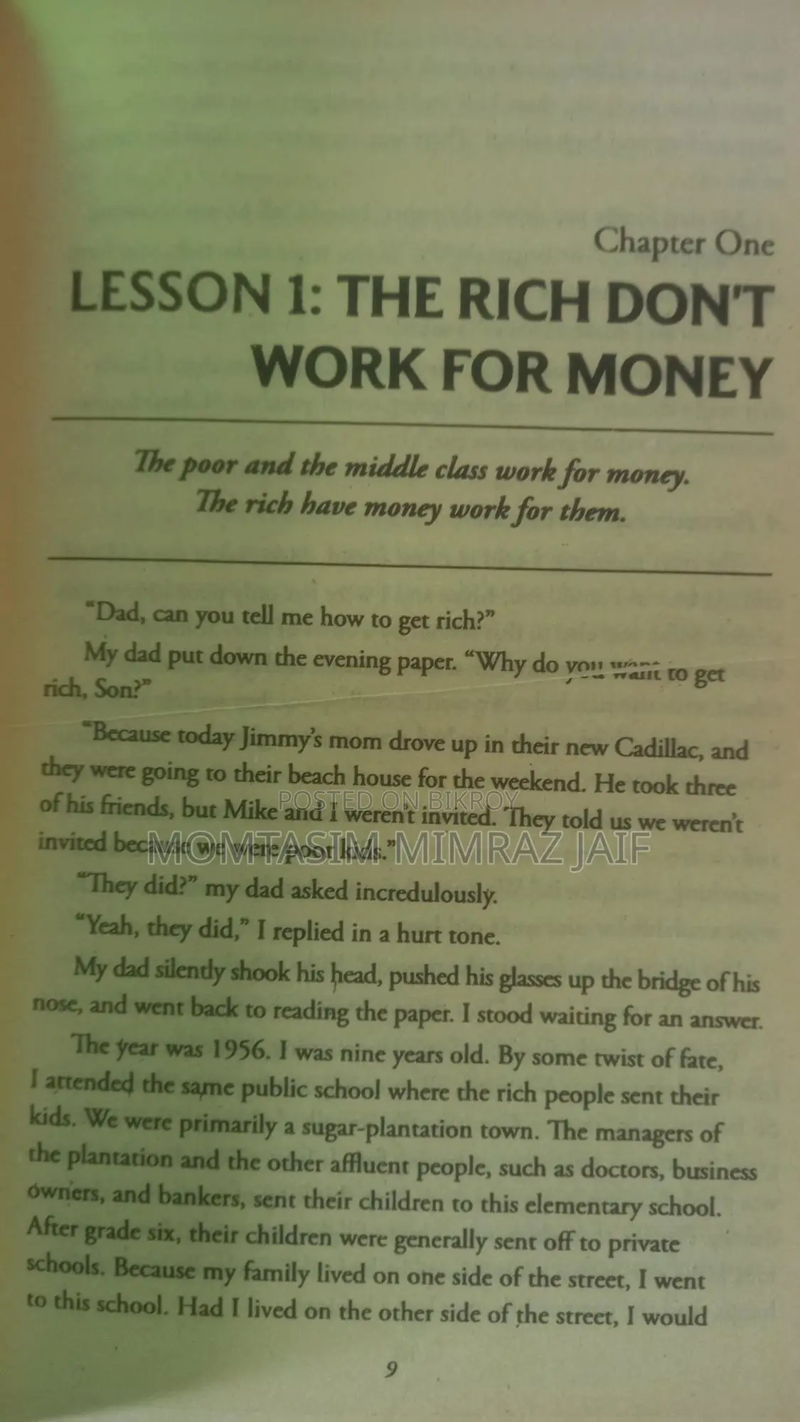 Rich Dad Poor Dad Book
