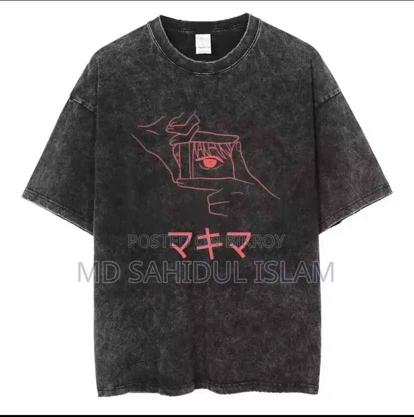 Premium Acid Wash Drop Shoulder Tshirt