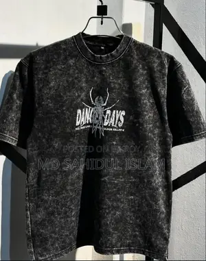 Premium Acid Wash Drop Shoulder Tshirt