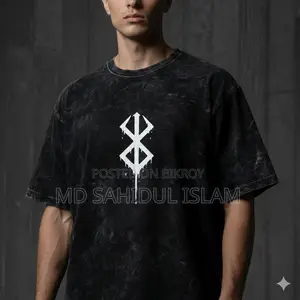 Premium Acid Wash Drop Shoulder Tshirt