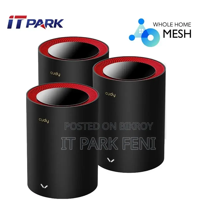 Cudy M3000 1.0 AX3000 Mbps Gigabit Dual-Band Wi-Fi 6 System (3-Pack)