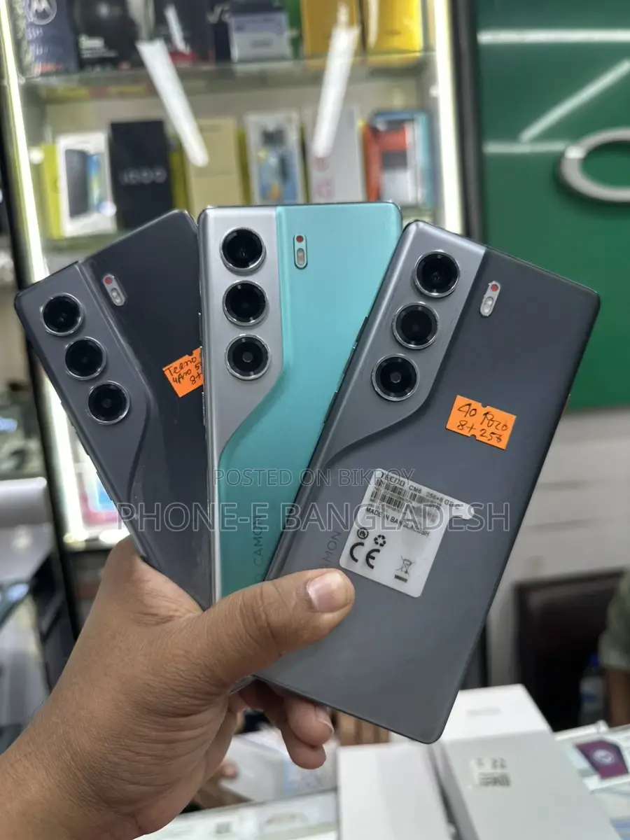 Tecno Camon 40 Pro 5g 8/256 official (Used)