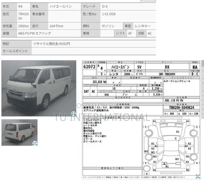 Toyota Hiace DX 2021