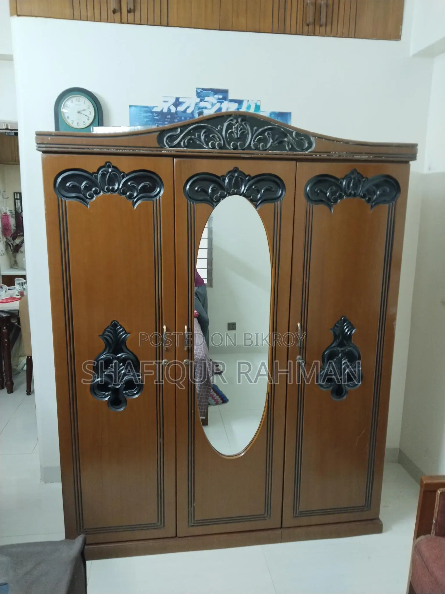 3 Door Almirah Cabinet