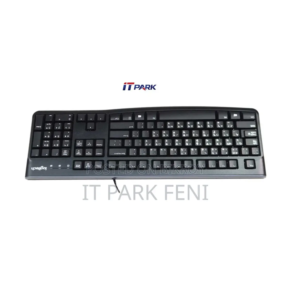 Logitech K120 Black USB Keyboard with Bangla