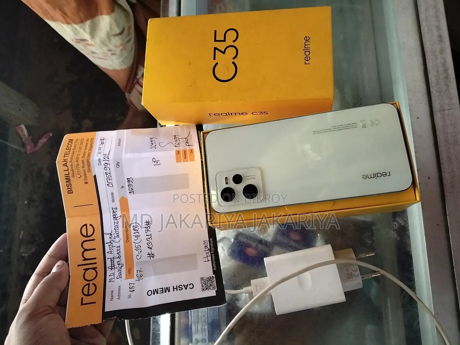 Realme C35 4+4/128 gb (Used)