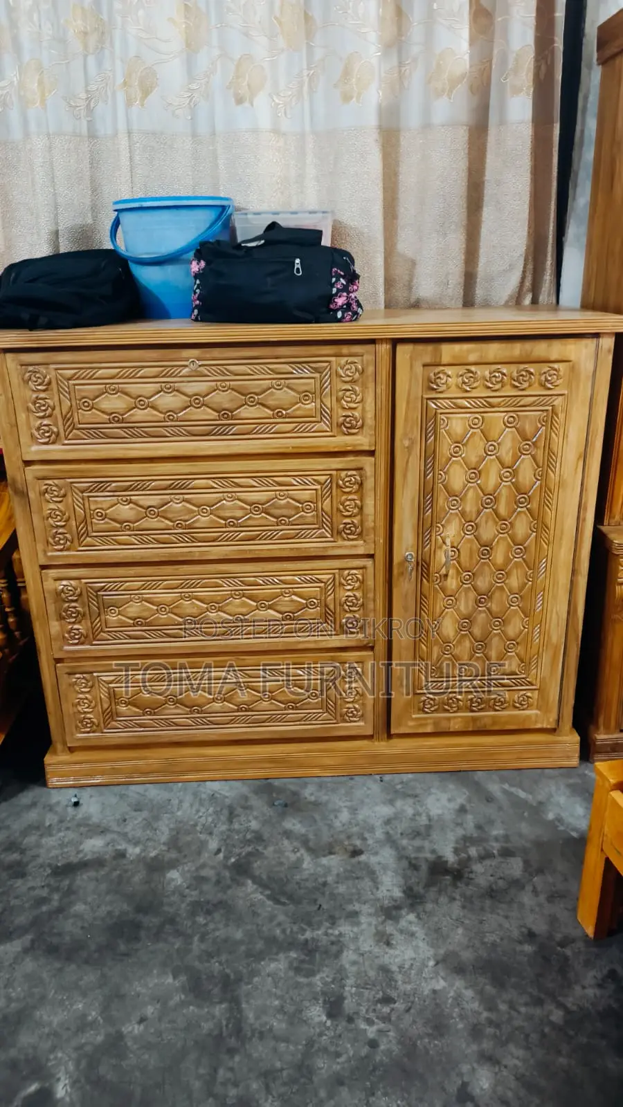 Chittagong Teak Wood Wardrobe