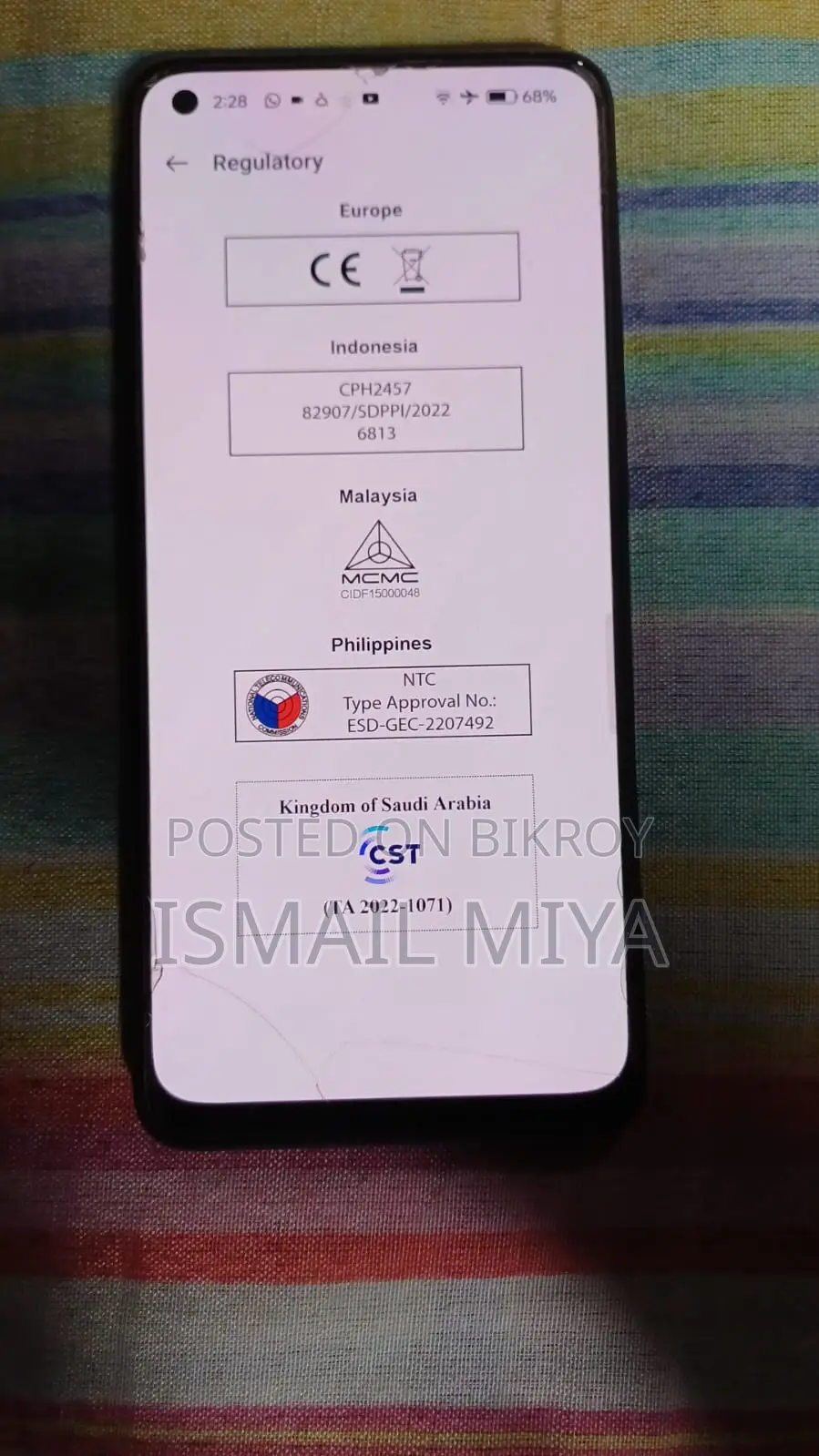 OPPO Reno 8 . (Used)