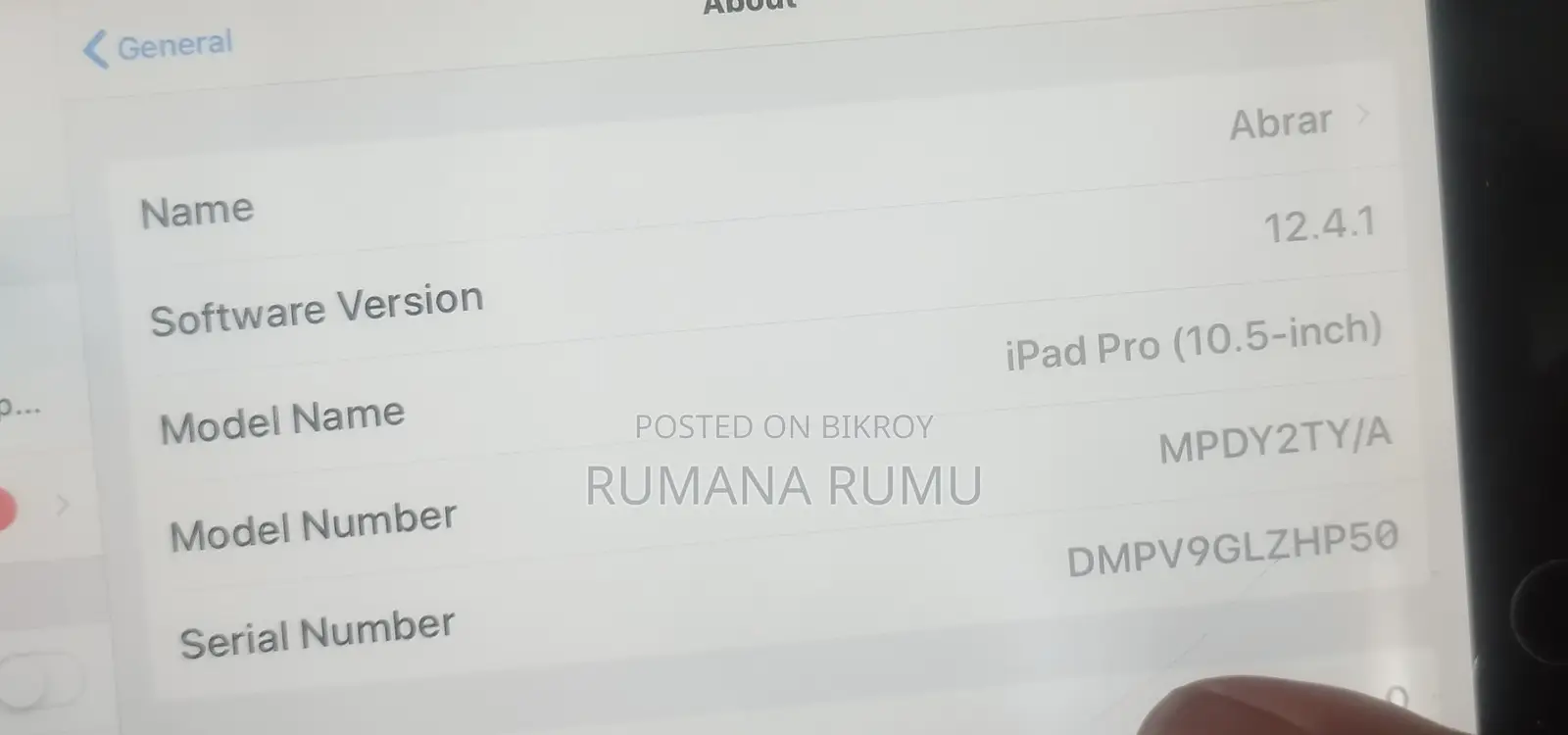 Apple iPad Pro Used