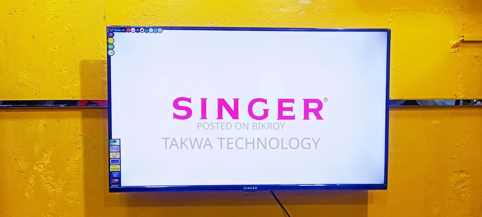 SINGER-43" Inche Android Framless Voice Control TV