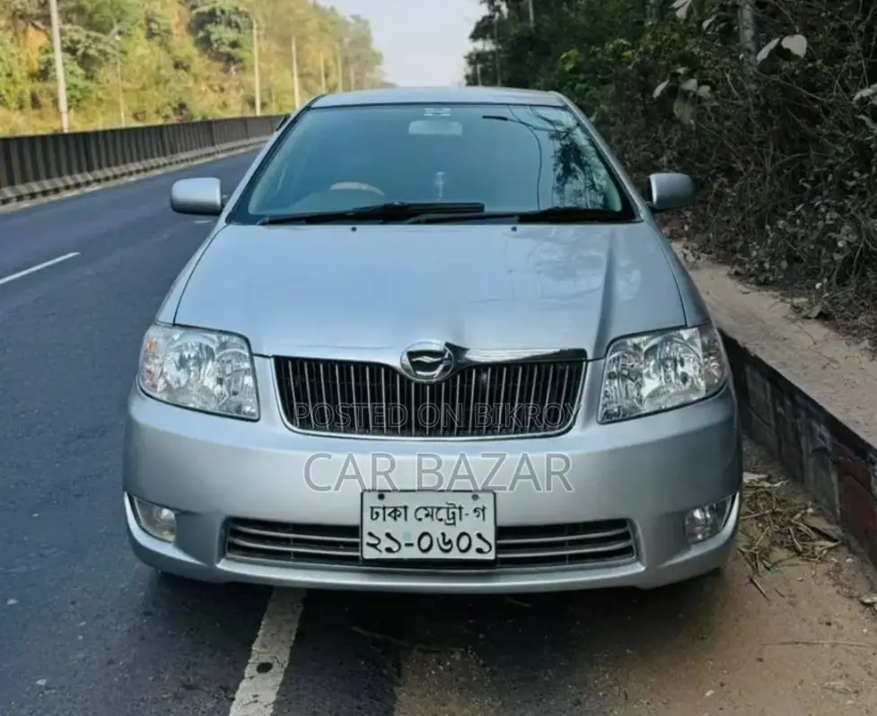 টয়োটা করোল্লা এক্স ঢাকা মেট্রো ২০০৪ সিলভার