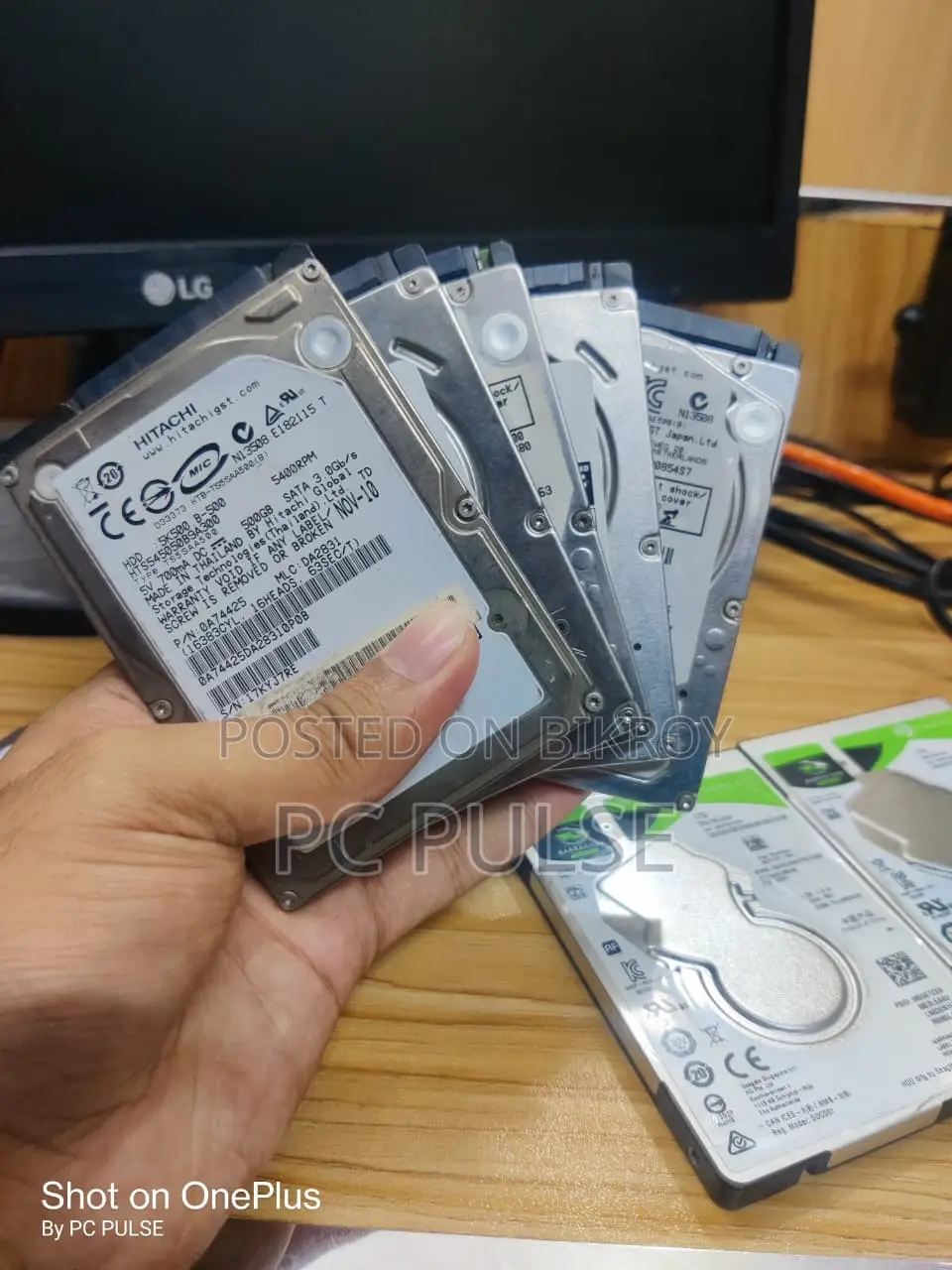 Laptop Internal HDD 500GB 1TB - Seagate, WD Hitachi (Original)