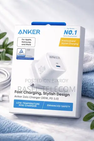 Anker Zolo 30W Fast Charger | Original PD 3.0 Type-C