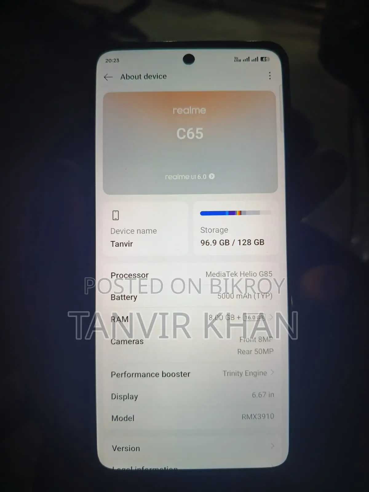 Realme C65 (ব্যবহৃত)