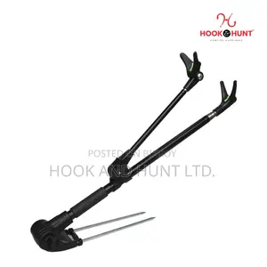 01 PCS Fishing Rod Holder Stand Adjustable | Steel Hook Hunt